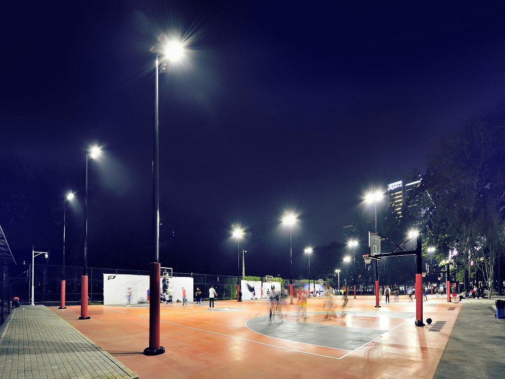 Outdoor Brasketball Lighting Project