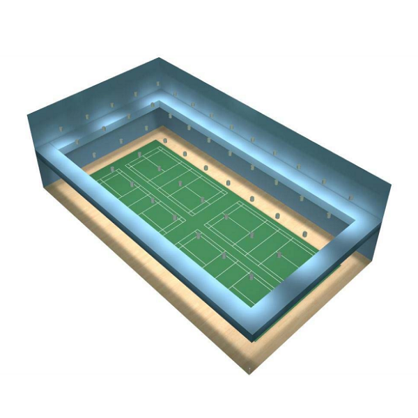 Badminton Court Lighting Design